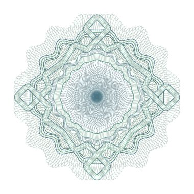 Guilloche diploma ödülü sertifikası / para tasarımı / vektör / CMYK