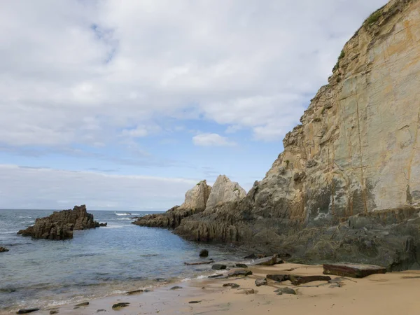 Fantastische Rotsachtige Strand Landschap — Stockfoto