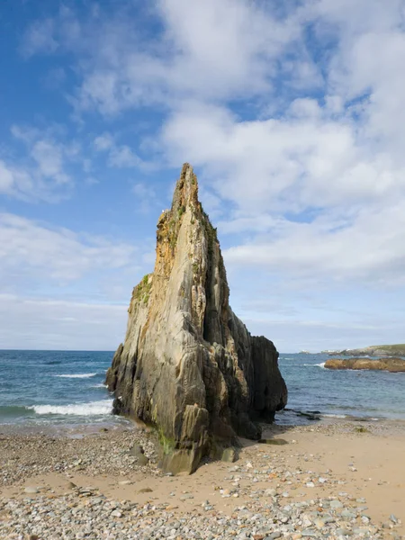 Fantastiska Stenstrand Landskap — Stockfoto