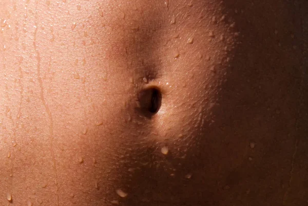 Sevimli göbek ile güzel atletik tabaklanmış göbek. Kusursuz göbek deliği ile düz, ince, kas lı ve sağlam bir göbek.