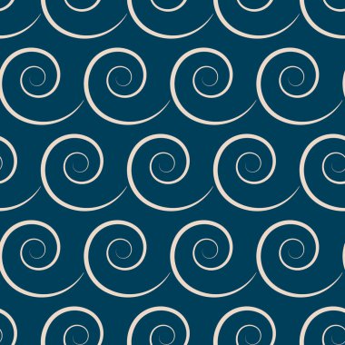 seamless modeli ile dalga deniz, okyanus. vektör