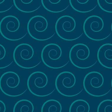 seamless modeli ile dalga deniz, okyanus. vektör