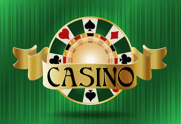 Casino Poker Vip Chip Ilustração Vetorial —  Vetores de Stock