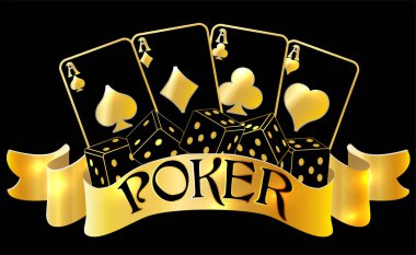 Casino poker vip geçiş arka plan, vektör illüstrasyon