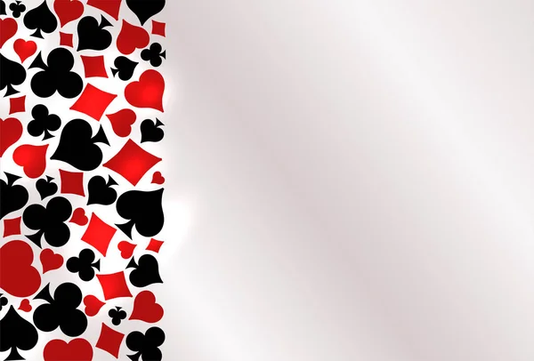 Casino Poker Pozadí Vektorové Ilustrace — Stockový vektor