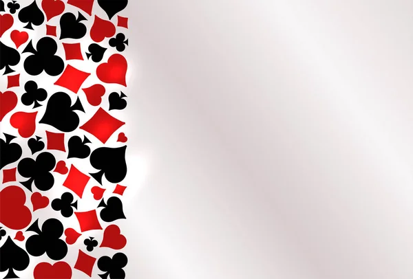 Casino Poker Achtergrond Vectorillustratie — Stockvector