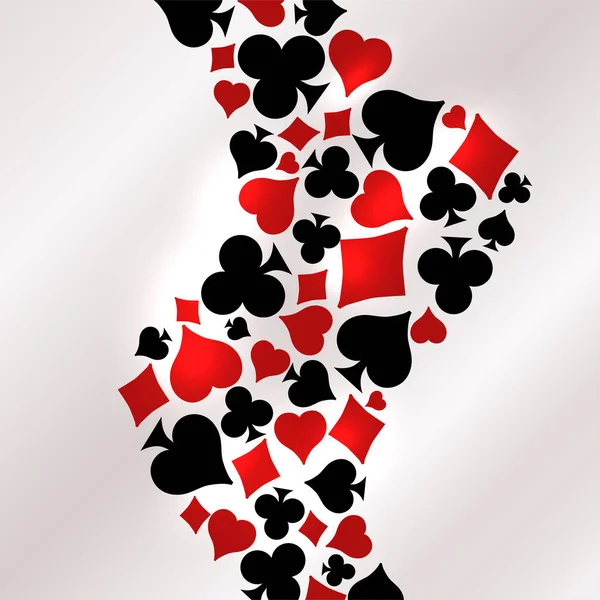 Casino Poker Vip Kártya Vektoros Illusztráció — Stock Vector