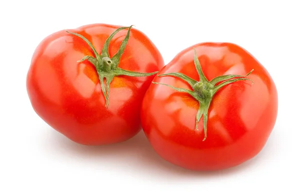 Tomates Rouges Isolées Gros Plan — Photo