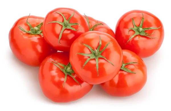 Tomates Vermelhos Isolados Perto — Fotografia de Stock