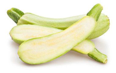 Beyaz arka plan üzerinde izole iliği dilimlenmiş, yakın çekim