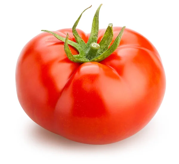 Fresh Red Tomato Isolated Close — Stock Photo, Image