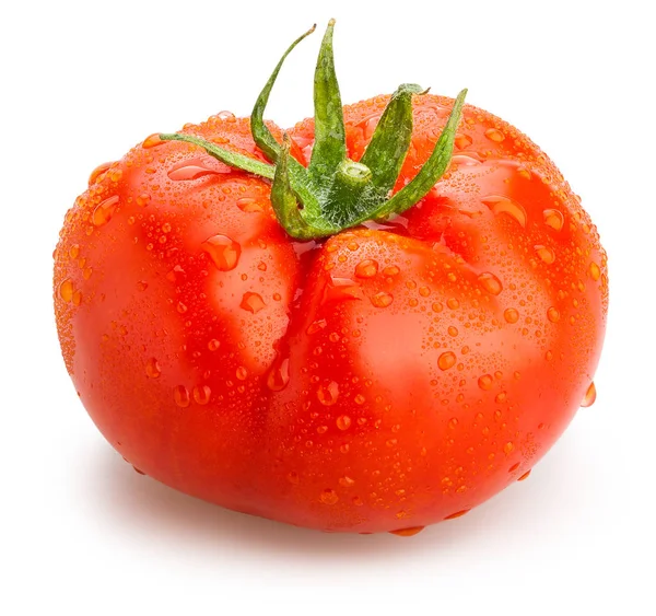 Fresh Red Tomato Isolated Close — Stock Photo, Image