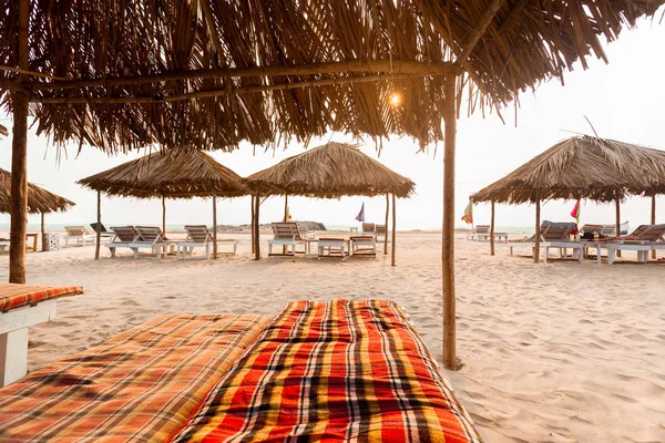 Гоа Пляж Тент Індія Узбережжя — стокове фото