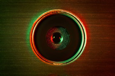 Mobil kamera lens makro portre