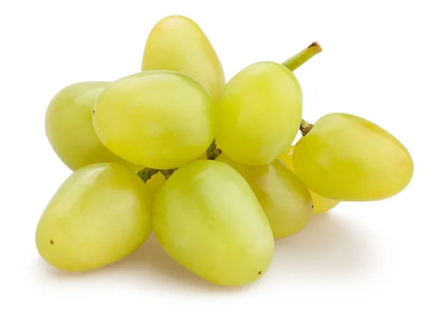 Uvas Blancas Aisladas Tiro Cerca — Foto de Stock