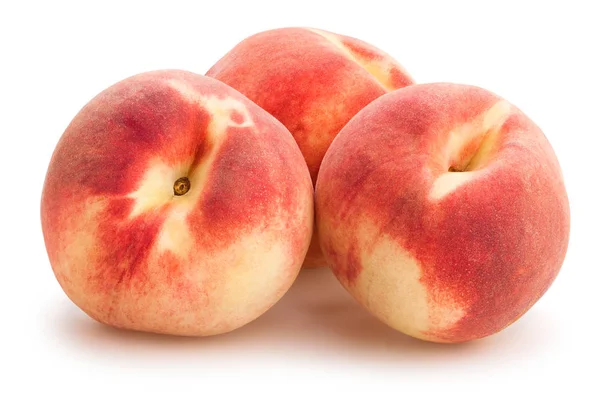 White Peach Isolated Close Shot — Stock Photo, Image