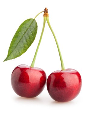 yakın çekim izole kırmızı kiraz