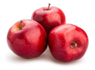 yakın çekim izole kırmızı lezzetli elma