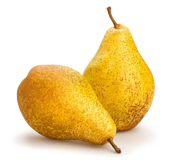 Pears Group Isolated Close Shot — Stock Photo, Image