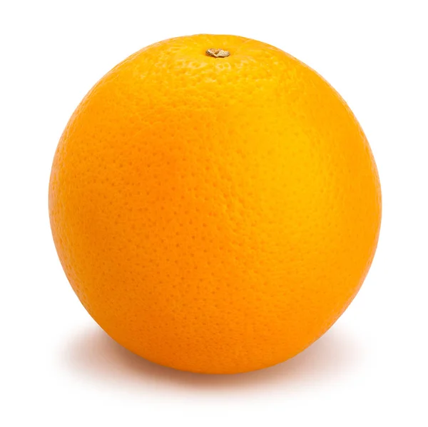 Einzelne Orange Isolierte Nahaufnahme — Stockfoto