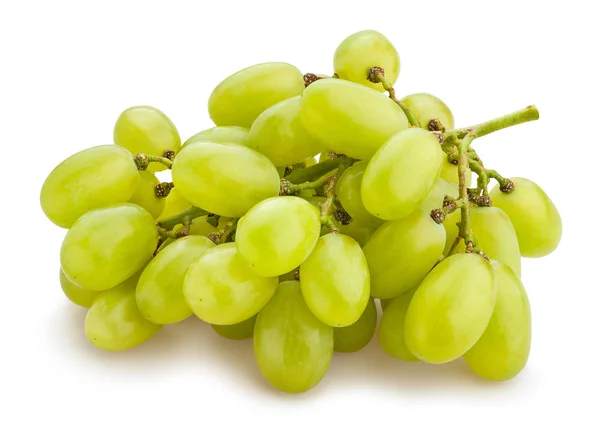 White Grapes Isolated White Background — Stock Photo, Image