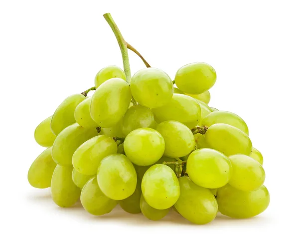 White Grapes Isolated White Background — Stock Photo, Image