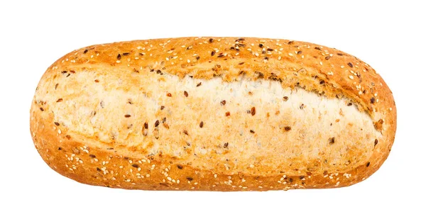 Frisches Brot Isoliert Auf Weißem Hintergrund — Stockfoto