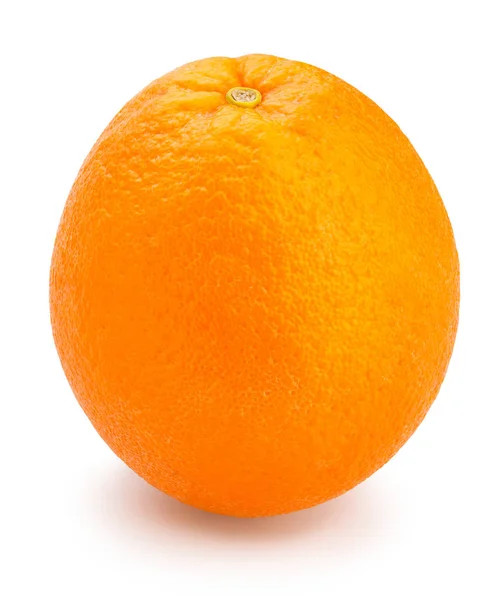 白色背景的新鲜成熟橙子 — 图库照片