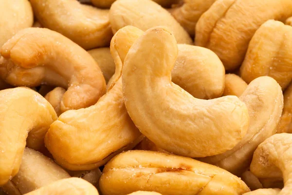 Cashewnüsse Makro Nahaufnahme Detail — Stockfoto