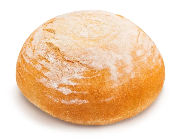 Pão Pão Isolado Fundo Branco — Fotografia de Stock