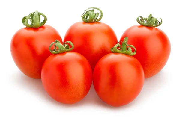 Tomates Cherry Aislados Sobre Fondo Blanco — Foto de Stock