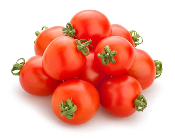 Tomate Cereja Amontoado Isolado — Fotografia de Stock