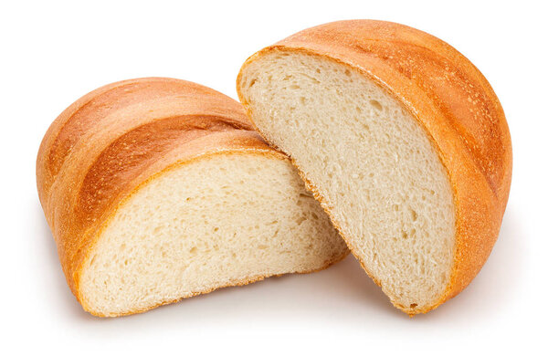 нарезанный хлеб изолирован на белом фоне 