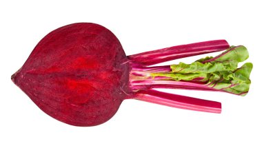 Beyaz arka plan üzerinde izole yarıya pancar