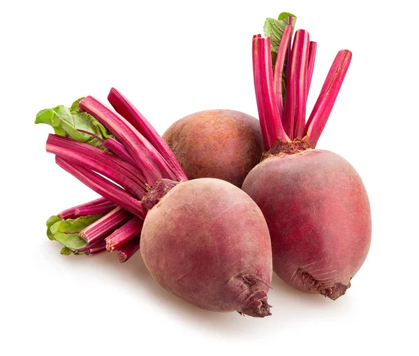 Beyaz Arka Plan Üzerinde Izole Beetroots Grup — Stok fotoğraf