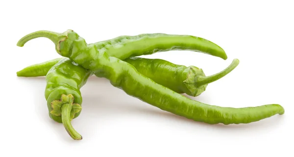 Groene chili peppers — Stockfoto