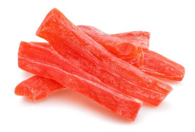 Şekerli papaya beyaz arkaplanda izole