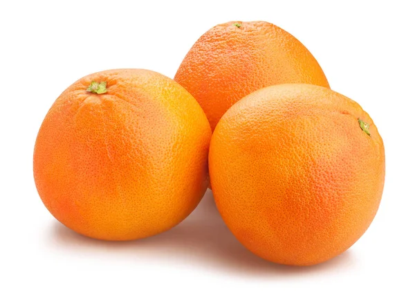 Frische Grapefruits Isoliert Auf Weißem Hintergrund — Stockfoto