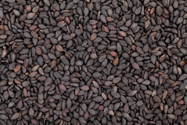 Zwarte Sesamzaden Textuur Close — Stockfoto