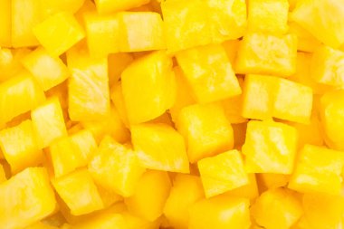 Dilimlenmiş ananas deseni yakın çekim