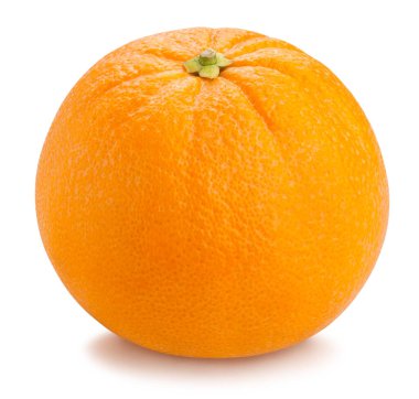 turuncu meyve yolu beyaz üzerinde izole