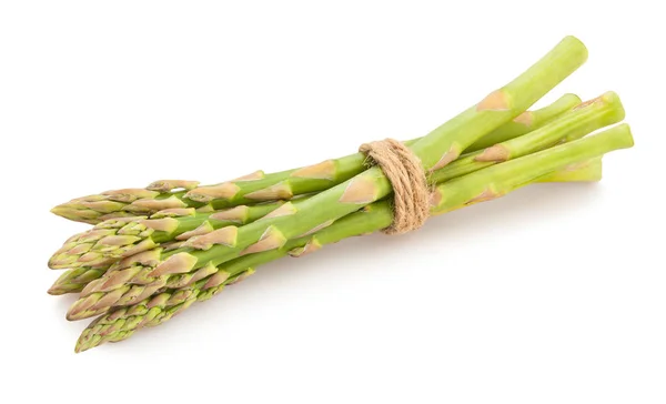 Percorso Asparagi Isolato Bianco — Foto Stock