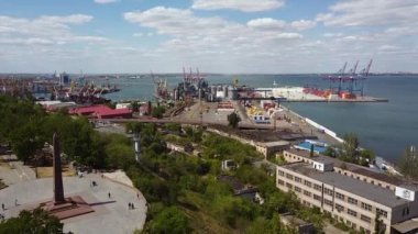 Odessa Ukrayna arter görünümünün portu