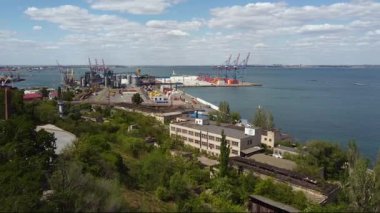 Odessa Ukrayna arter görünümünün portu