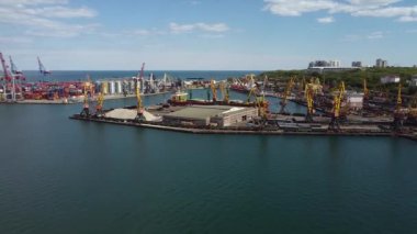 Odessa Ukrayna kargo terminali arter görüntüsü