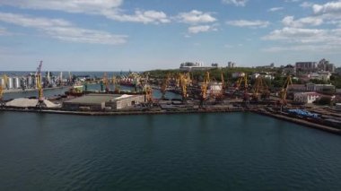 Odessa Ukrayna kargo terminali arter görüntüsü