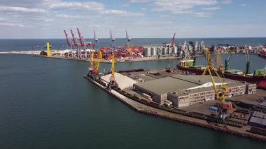 Odessa Ukrayna kargo terminali arter görüntüsü
