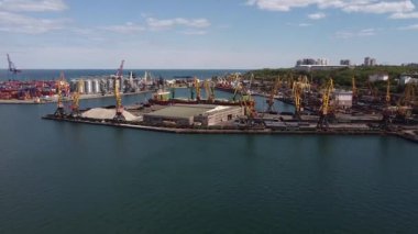 Odessa Ukrayna kargo terminali arter görüntüsü