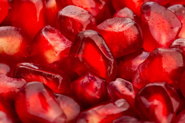 Pomegranate Seeds Macro Closeup Detail — Stock Photo, Image