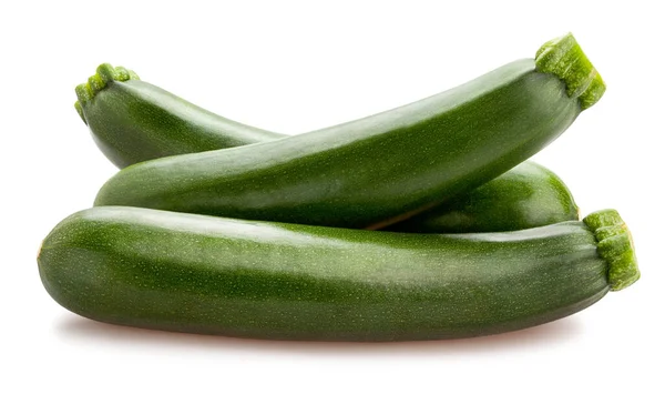 Courgette Path Isolated White — Stock Photo, Image